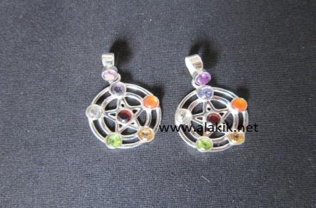 Chakra 925 silver pendant